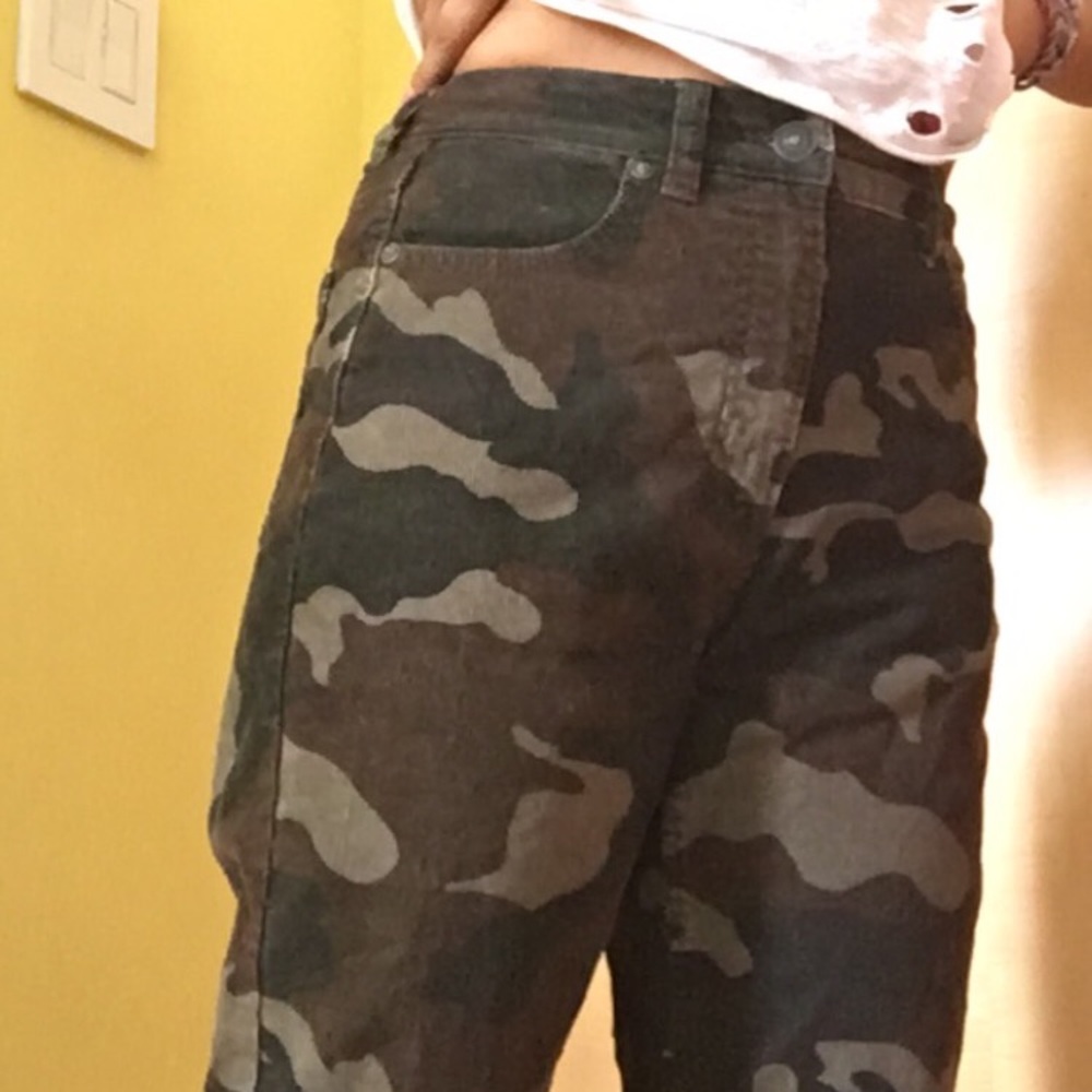 camo corduroy pants